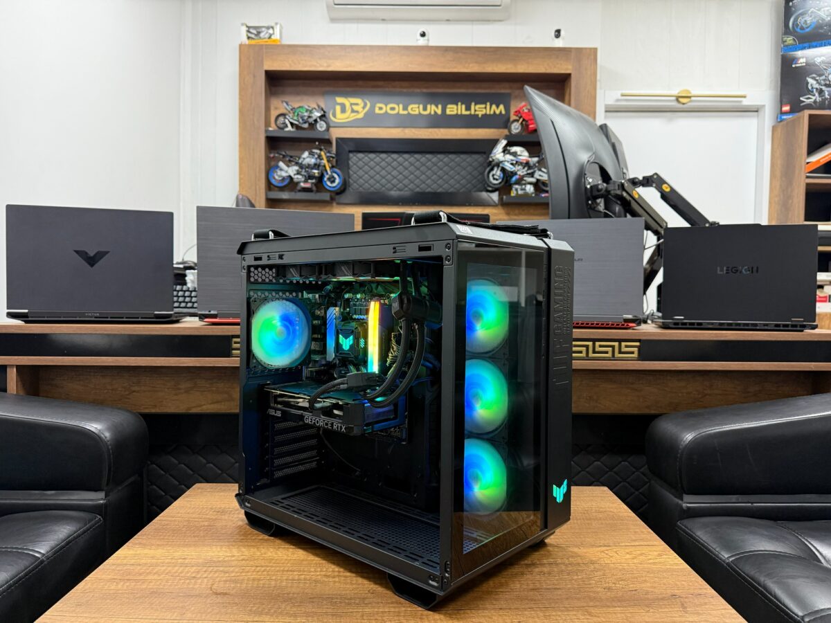 Asus TUF Intel Core i7-14700KF 32GB RAM 1TB SSD RTX4070 SUPER 12GB Gaming Kasa (İKİNCİ EL) - Görsel 2