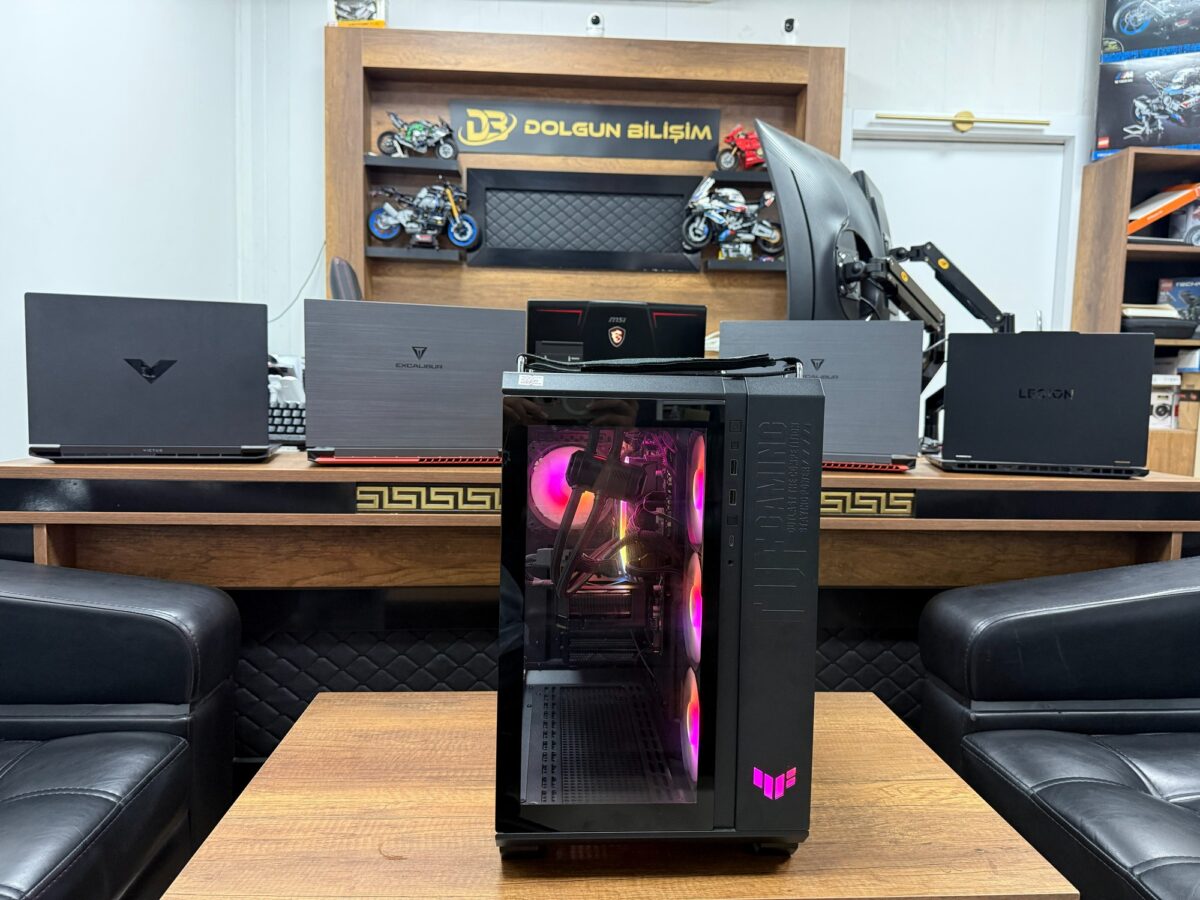 Asus TUF Intel Core i7-14700KF 32GB RAM 1TB SSD RTX4070 SUPER 12GB Gaming Kasa (İKİNCİ EL) - Görsel 3