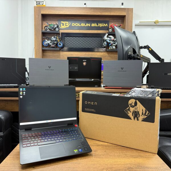 HP Omen Slim 16-AN0011NT Ultra 5 225H 16GB RAM 512GB SSD RTX5050 W11 16" 144Hz Notebook (İKİNCİ EL) 
