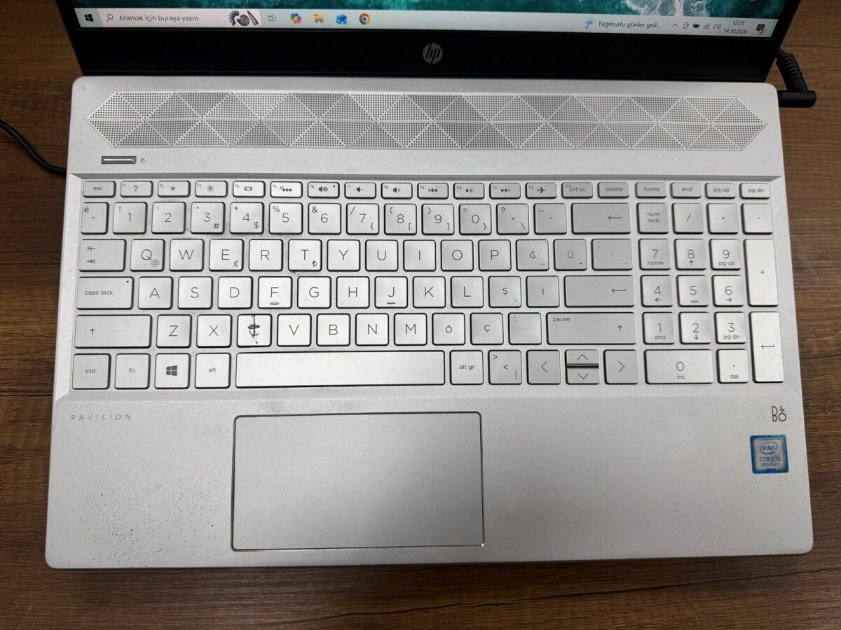 HP Pavilion 15-CS2017NT i5-8265U 8GB RAM 512GB SSD MX250 2GB 15.6" FHD 6ZK74EA Notebook (İKİNCİ EL) - Görsel 2