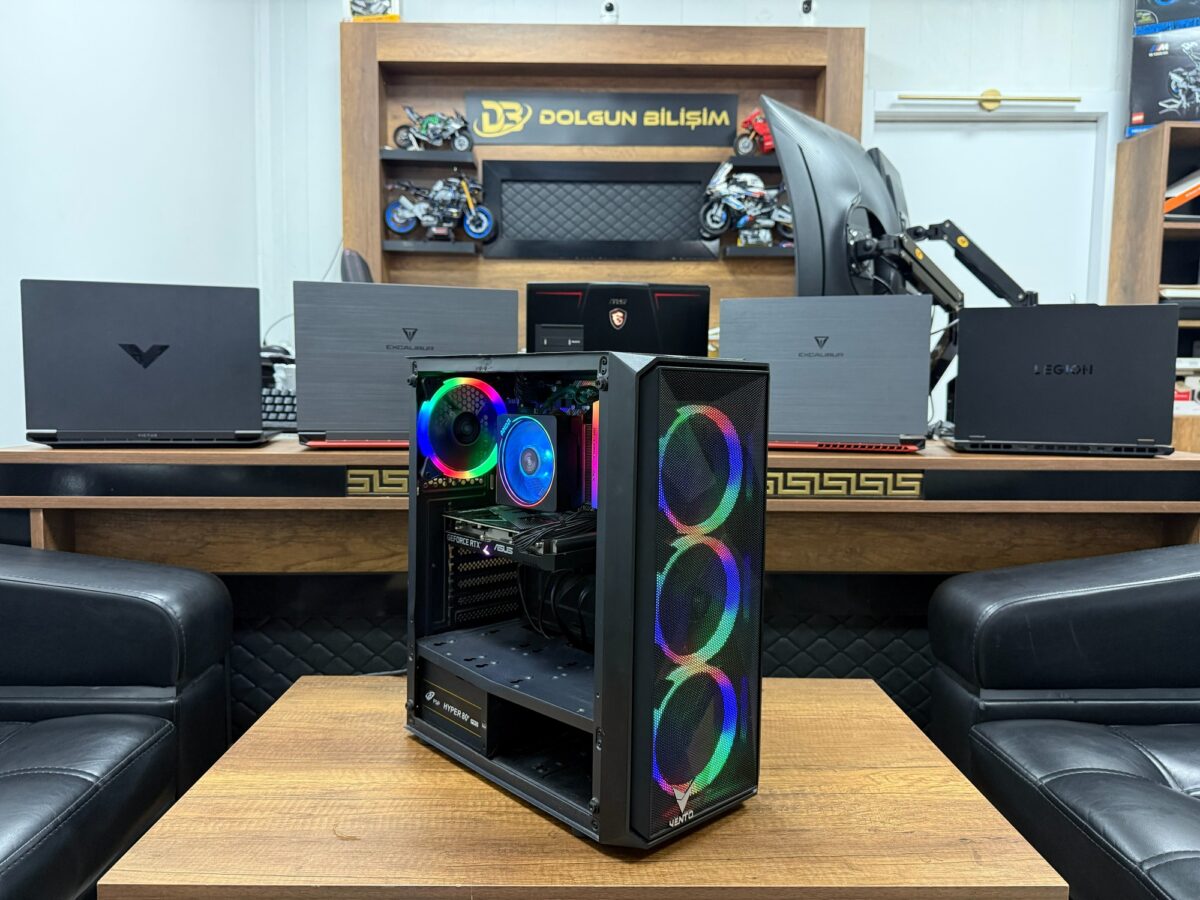Vento AMD Ryzen 5 5600 16GB RAM 1TB SSD RTX3060 12GB Gaming Kasa (İKİNCİ EL) - Görsel 2