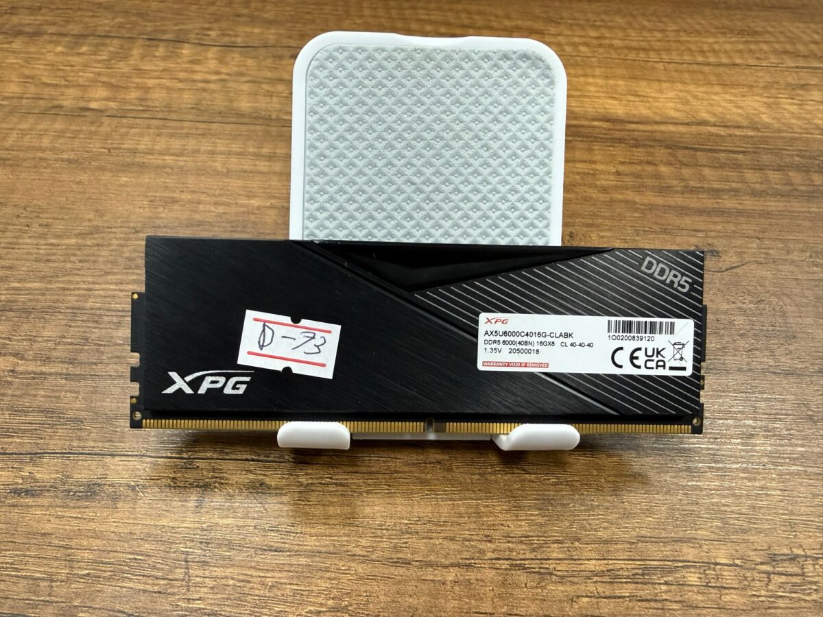 XPG Lancer Black 16GB 6000 MHz CL40 AX5U6000C4016G-CLABK DDR5 Ram (İKİNCİ EL) - Görsel 3